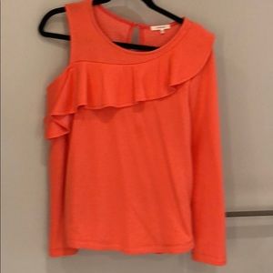 Single cold shoulder sweater